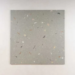 Les Carreaux De Jean  Carrelage Sol Effet Terrazzo<Carrelage Effet Terrazzo CROCCANTE 120x120 Menta - Les Carreaux de Jean