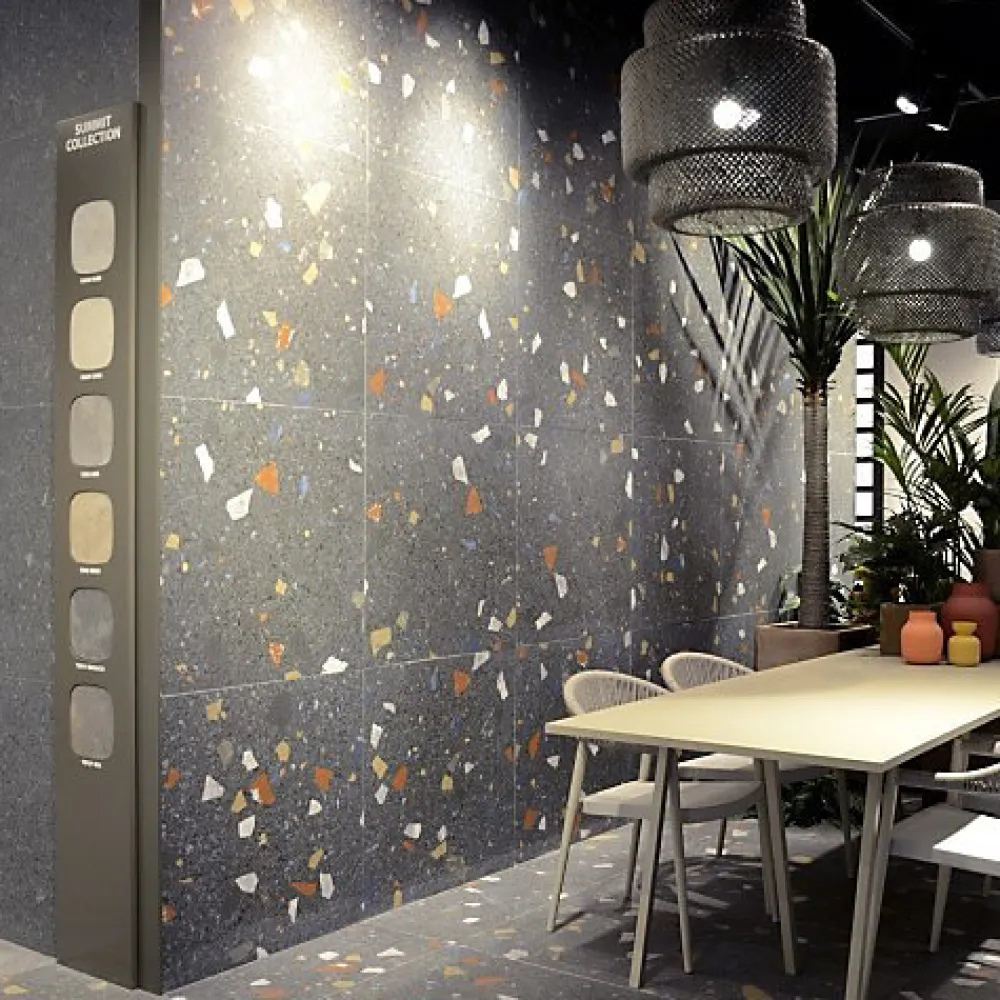 Tinker Carrelage Sol Effet Terrazzo<Carrelage Effet Terrazzo STRACCIATELLA 80x80 rectifié Noir - Les Carreaux de Jean