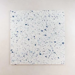 Les Carreaux De Jean  Carrelage Effet Terrazzo VENICE 60x60 Blue - Les Carreaux de Jean- Carrelage Sol Effet Terrazzo