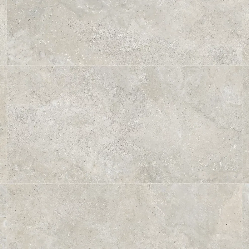 Ro'Ma Carrelage Travertin<Carrelage effet Travertin Gris Beige 120x60x0,9 cm In&Out Castorel - Sol et mur intérieur et Sol extérieur -