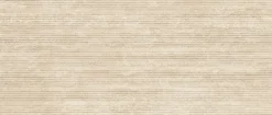 Ro'Ma Carrelage Travertin<Carrelage effet Travertin 3D Beige Claw 120x50x0,85 cm Mat Venerio - Mur intérieur (vendu par carton de 1,8 m²) -