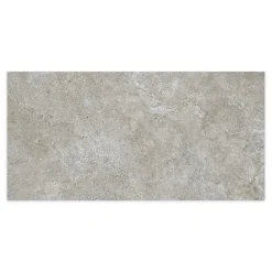 Ro'Ma Carrelage Carrelage effet Travertin Gris Marron 120x60x0,9 cm In&Out Castorel - Sol et mur intérieur et Sol extérieur -- Travertin