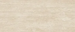Ro'Ma Carrelage Carrelage effet Travertin 3D Beige Stripe 120x50x0,85 cm Mat Venerio - Mur intérieur (vendu par carton de 1,8 m²) - RO'MA CARRELAG- Travertin