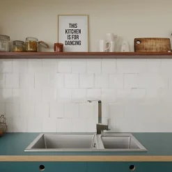 Les Carreaux De Jean  Faïence Pour Cuisine|Faïence Pour Salle De Bains<Carrelage Effet Zellige Blanc AGADIR - Niebla 14,7x14,7 - Les Carreaux de Jean