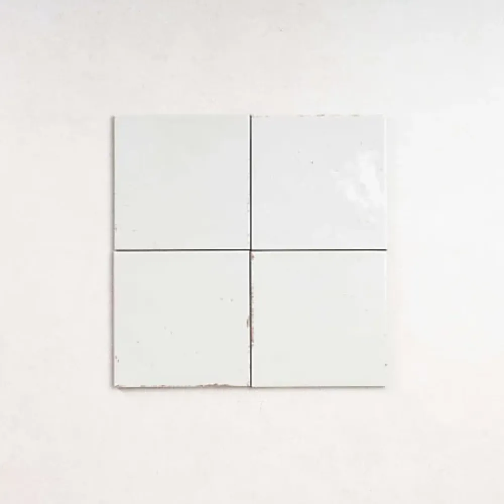 Les Carreaux De Jean Faïence Pour Cuisine|Faïence Pour Salle De Bains<Carrelage Effet Zellige Blanc AGADIR - Niebla 14,7x14,7 - Les Carreaux de Jean
