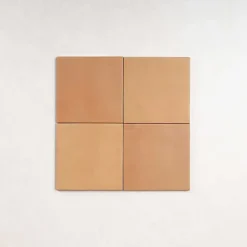 Les Carreaux De Jean Carrelage Effet Zellige Beige AGADIR - Cotto Oscuro mate 14,7x14,7 - Les Carreaux de Jean- Faïence Pour Cuisine