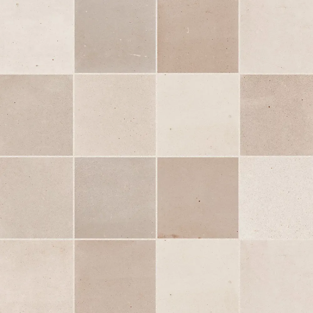 Ro'Ma Carrelage Carrelage Mural Uni<Carrelage effet Zellige Beige 10x10x0,85 cm Mat Serinor - Mur intérieur -