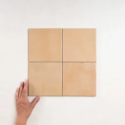 Les Carreaux De Jean  Faïence Pour Cuisine<Carrelage Effet Zellige Beige AGADIR - Cotto Claro mate 14,7x14,7 - Les Carreaux de Jean
