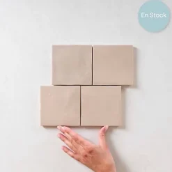 Les Carreaux De Jean  Faïence Pour Cuisine|Faïence Pour Pièce À Vivre<Carrelage Effet Zellige Beige MANARA CLAY 10x10 Tantan Beige - Les Carreaux de Jean