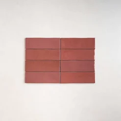 Les Carreaux De Jean Faïence Pour Douche|Faïence Pour Cuisine<Carrelage Effet Zellige Bordeau NOLITA Burdeos 6,5x20 - Les Carreaux de Jean