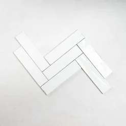 Les Carreaux De Jean  Carrelage Effet Zellige Blanc FUSION Bianco 6x25cm - Les Carreaux de Jean- Faïence Pour Douche