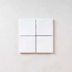 Les Carreaux De Jean Carrelage Effet Zellige Blanc MANARA CLAY 10x10 Sahara White - Les Carreaux de Jean- Faïence Pour Cuisine