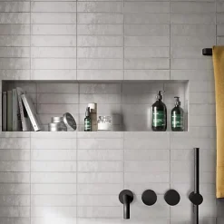 Les Carreaux De Jean  Faïence Pour Pièce À Vivre|Faïence Pour Cuisine<Carrelage Effet Zellige Blanc TANGER 6x24 White - Les Carreaux de Jean