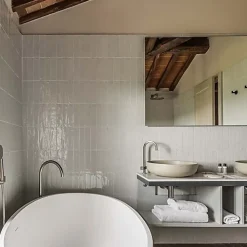 Les Carreaux De Jean  Faïence Pour Pièce À Vivre|Faïence Pour Cuisine<Carrelage Effet Zellige Blanc TANGER 6x24 White - Les Carreaux de Jean