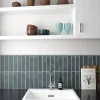 Gioia Materia Carrelage Effet Zellige Bleu ARGILE 6x24,6 Glacier - Les Carreaux de Jean- Faïence Pour Cuisine