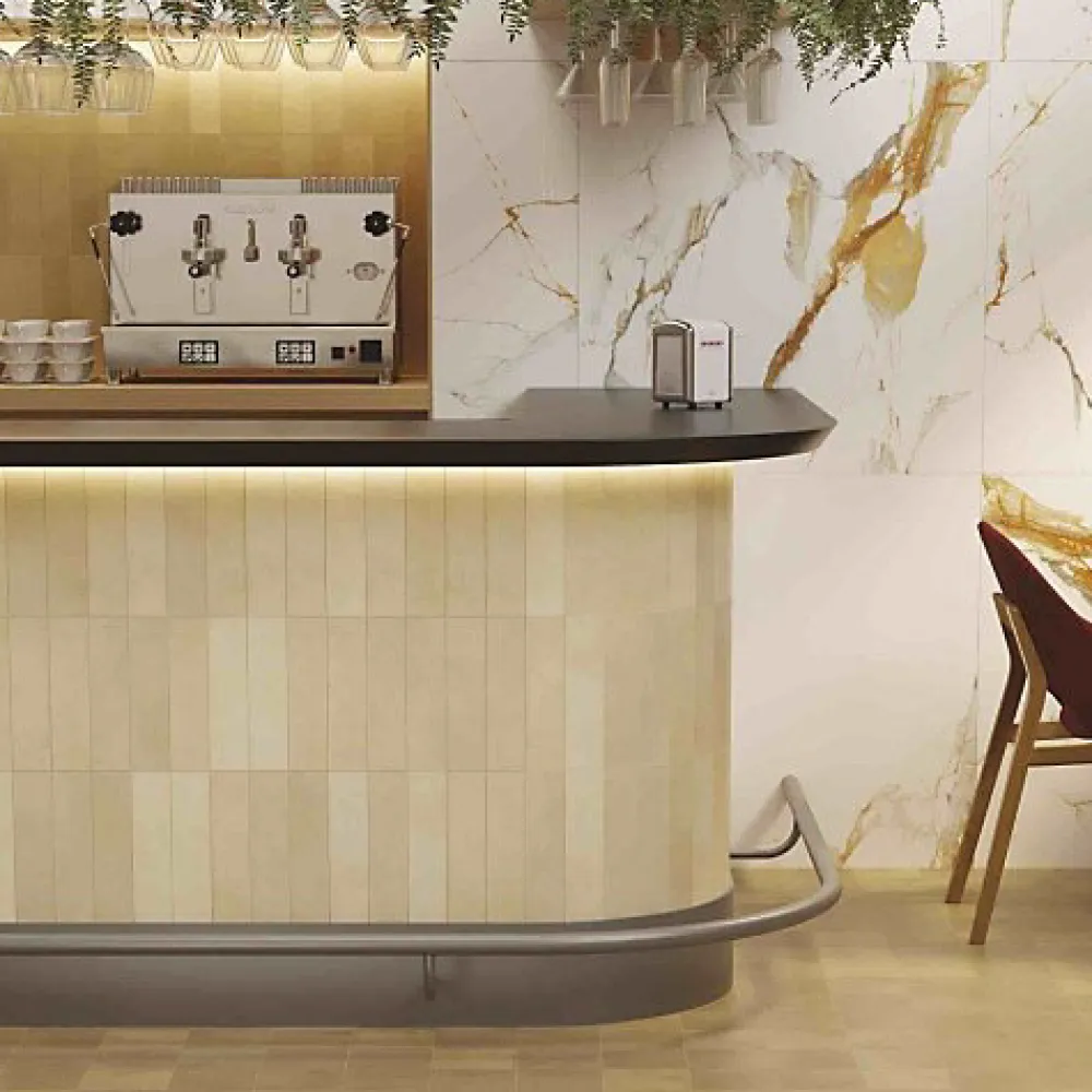 Les Carreaux De Jean Faïence Pour Cuisine|Faïence Pour Salle De Bains<Carrelage Effet Zellige Beige - AGADIR Cotto Claro mate7x28 - Les Carreaux de Jean