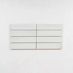 Les Carreaux De Jean Faïence Pour Pièce À Vivre|Faïence Pour Salle De Bains<Carrelage Effet Zellige Blanc Cassé TANGER 6x24 Off White - Les Carreaux de Jean