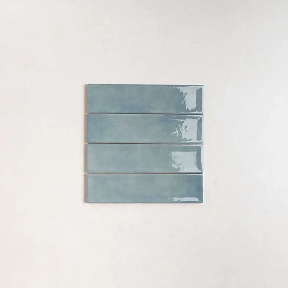 Les Carreaux De Jean Faïence Pour Cuisine|Faïence Pour Salle De Bains<Carrelage Effet Zellige Bleu NARA Mar Gloss 7,5x30cm - Les Carreaux de Jean