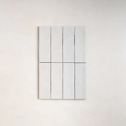 Les Carreaux De Jean  Faïence Pour Cuisine<Carrelage Effet Zellige Blanc NOLITA Blanco 6,5x20 - Les Carreaux de Jean