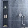 Gioia Materia Carrelage Effet Zellige Bleu Nuit COLO Matt 5x15 blue night - Les Carreaux de Jean- Faïence Pour Salle De Bains