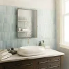 Les Carreaux De Jean  Carrelage Effet Zellige Bleu Ciel NOLITA Cielo 6,5x20 - Les Carreaux de Jean- Faïence Pour Salle De Bains|Faïence Pour Cuisine