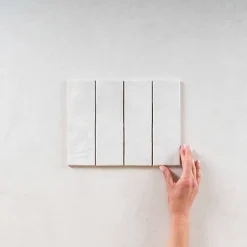 Gioia Materia Faïence Pour Cuisine<Carrelage Effet Zellige Gris LA RIVIERA 6,5x20 Gris Nuage - Les Carreaux de Jean