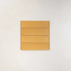 Les Carreaux De Jean Carrelage Effet Zellige Jaune NARA Mostaza Mate 7,5x30cm - Les Carreaux de Jean- Faïence Pour Cuisine