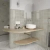 Gioia Materia Carrelage Effet Zellige LA RIVIERA 13,2x13,2 Vert - Les Carreaux de Jean- Faïence Pour Cuisine|Faïence Pour Douche