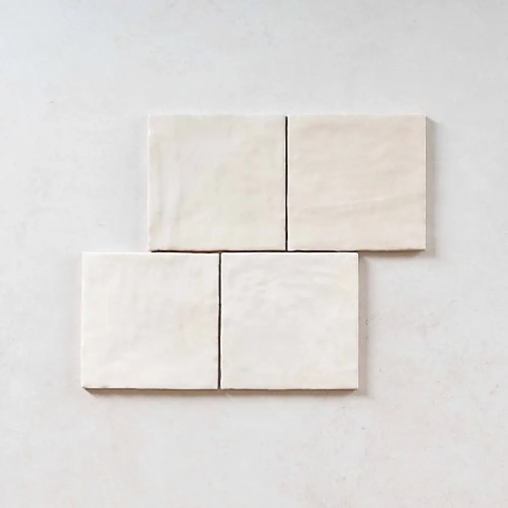 Gioia Materia Faïence Pour Douche|Faïence Pour Cuisine<Carrelage Effet Zellige LA RIVIERA 13,2x13,2 Wheat - Les Carreaux de Jean