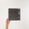 Les Carreaux De Jean  Faïence Pour Pièce À Vivre<Carrelage Effet Zellige NARA Noir Gloss 7,5x30cm - Les Carreaux de Jean