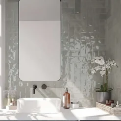 Les Carreaux De Jean Carrelage Effet Zellige NOLITA Gris 6,5x20 - Les Carreaux de Jean- Faïence Pour Salle De Bains|Faïence Pour Cuisine