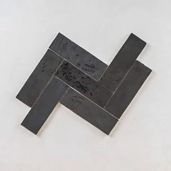 Gioia Materia Faïence Pour Cuisine|Faïence Pour Pièce À Vivre<Carrelage Effet Zellige Noir LA RIVIERA 6,5x20 Tourmaline - Les Carreaux de Jean