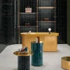 Les Carreaux De Jean  Carrelage Effet Zellige Noir FUSION Nero 6x25cm - Les Carreaux de Jean- Faïence Pour Salle De Bains