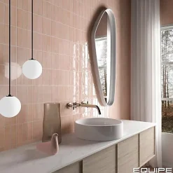 Gioia Materia Carrelage Effet Zellige Rose COLO Gloss 5x15 pink - Les Carreaux de Jean- Faïence Pour Pièce À Vivre|Faïence Pour Salle De Bains