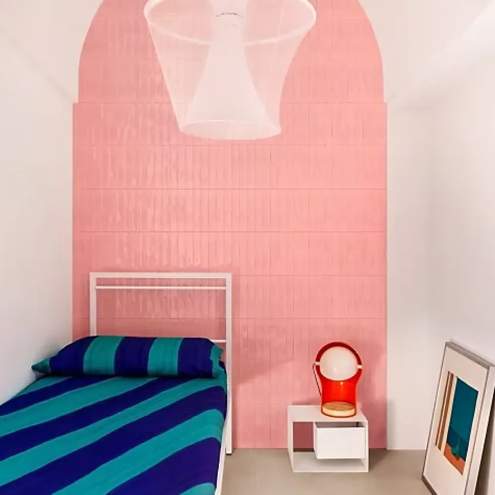 Les Carreaux De Jean Faïence Pour Salle De Bains<Carrelage Effet Zellige Rose LUZ Rosa 5,3x30cm - Les Carreaux de Jean