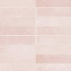 Ro'Ma Carrelage Carrelage Sol Pour Wc|Carrelage Sol Uni<Carrelage effet Zellige Rose 18,4x4,6x0,85 cm Terronys - Sol et mur intérieur -