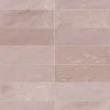 Ro'Ma Carrelage Carrelage Mural Uni<Carrelage effet Zellige Rose 20x6,5x0,85 cm Brillant Orisel - Mur intérieur -
