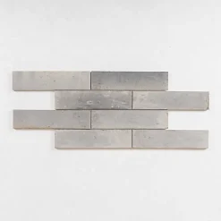 Les Carreaux De Jean Faïence Pour Douche|Faïence Pour Salle De Bains<Carrelage Effet Zellige TANGER 6x24 Greige - Les Carreaux de Jean
