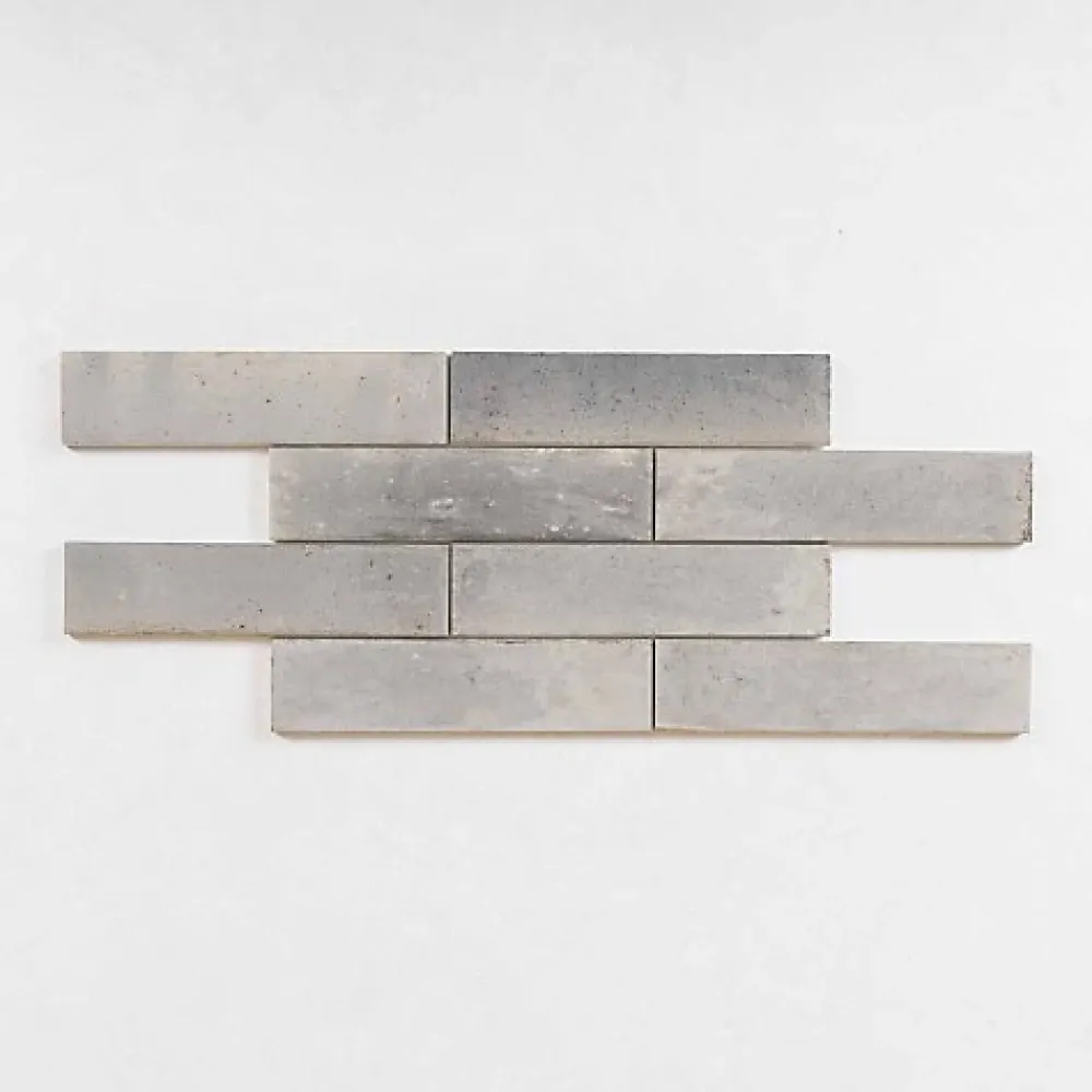 Les Carreaux De Jean Faïence Pour Douche|Faïence Pour Salle De Bains<Carrelage Effet Zellige TANGER 6x24 Greige - Les Carreaux de Jean
