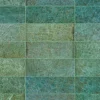 Ro'Ma Carrelage Carrelage effet Zellige Vert 20x6,5x0,85 cm Caldero - Mur intérieur -- Carrelage Mural Uni