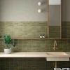 Gioia Materia Faïence Pour Cuisine<Carrelage Effet Zellige Vert COLO Matt 5x15 vert - Les Carreaux de Jean