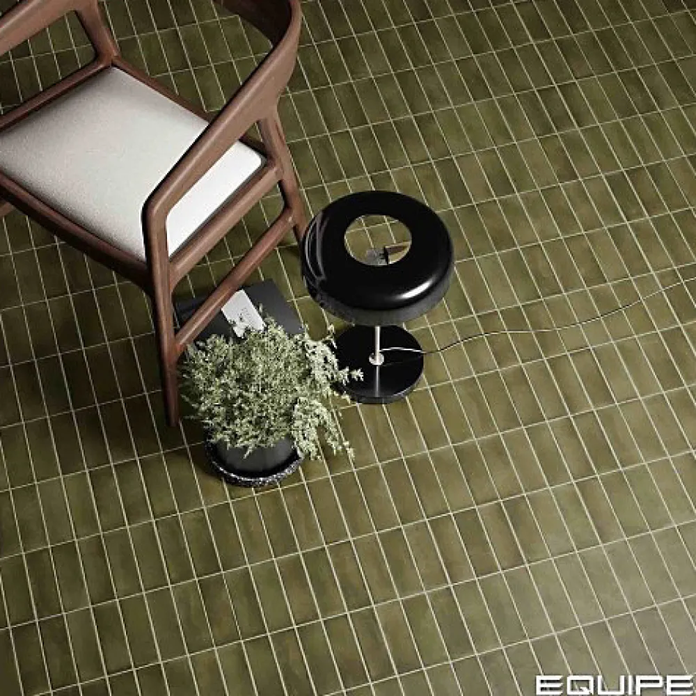 Gioia Materia Faïence Pour Cuisine<Carrelage Effet Zellige Vert COLO Matt 5x15 vert - Les Carreaux de Jean