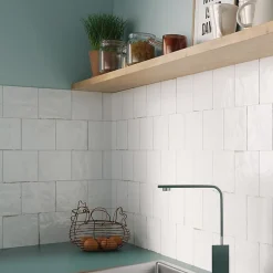 Concept Mosaïque Faïence Unie|Faïence Pour Douche<Carrelage effet zellige 14,7x14,7 cm AGADIR NIEBLA