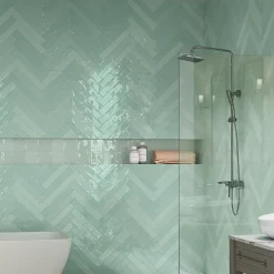 Concept Mosaïque Faïence Unie<Carrelage effet zellige 6,5x39,6cm FADO ACQUA