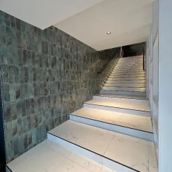Concept Mosaïque carrelage effet zellige 8x31,5 cm luca jade- Faïence Unie|Faïence Pour Wc