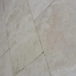 Ligerio Carrelage en travertin adouci rebouché PREMIUM - 60 cm x 40 cm x 1,2 cm - Vendu au m²- Travertin