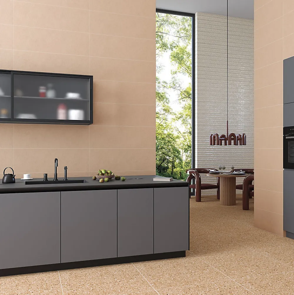 Aelle Carrelage Carrelage extérieur antidérapant effet terrazzo 80x80 cm NIZA-R Antideslizante Rojizo- Carrelage Extérieur Et Terrasse