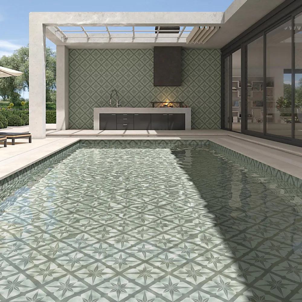 Eiffel art construction Mosaïque<Carrelage extérieur antidérapant effet pierre naturelle 30x60 cm BALI beige