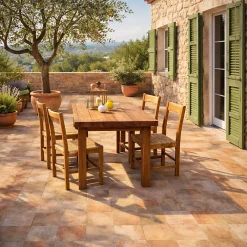Aelle Carrelage Carrelage Sol Effet Pierre<Carrelage extérieur effet pierre méditerranéenne rustique 33,3x33,3 cm - MYK-PALA