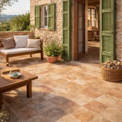 Aelle Carrelage Carrelage Sol Effet Pierre<Carrelage extérieur effet pierre méditerranéenne rustique 33,3x33,3 cm - MYK-PALA